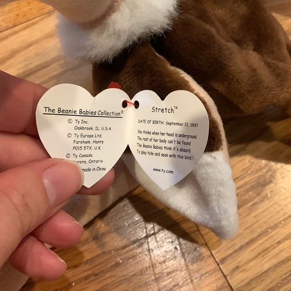 Ty Beanie Baby “Stretch” The Ostrich|Retired| September 21,1997 - Picture 4 of 6